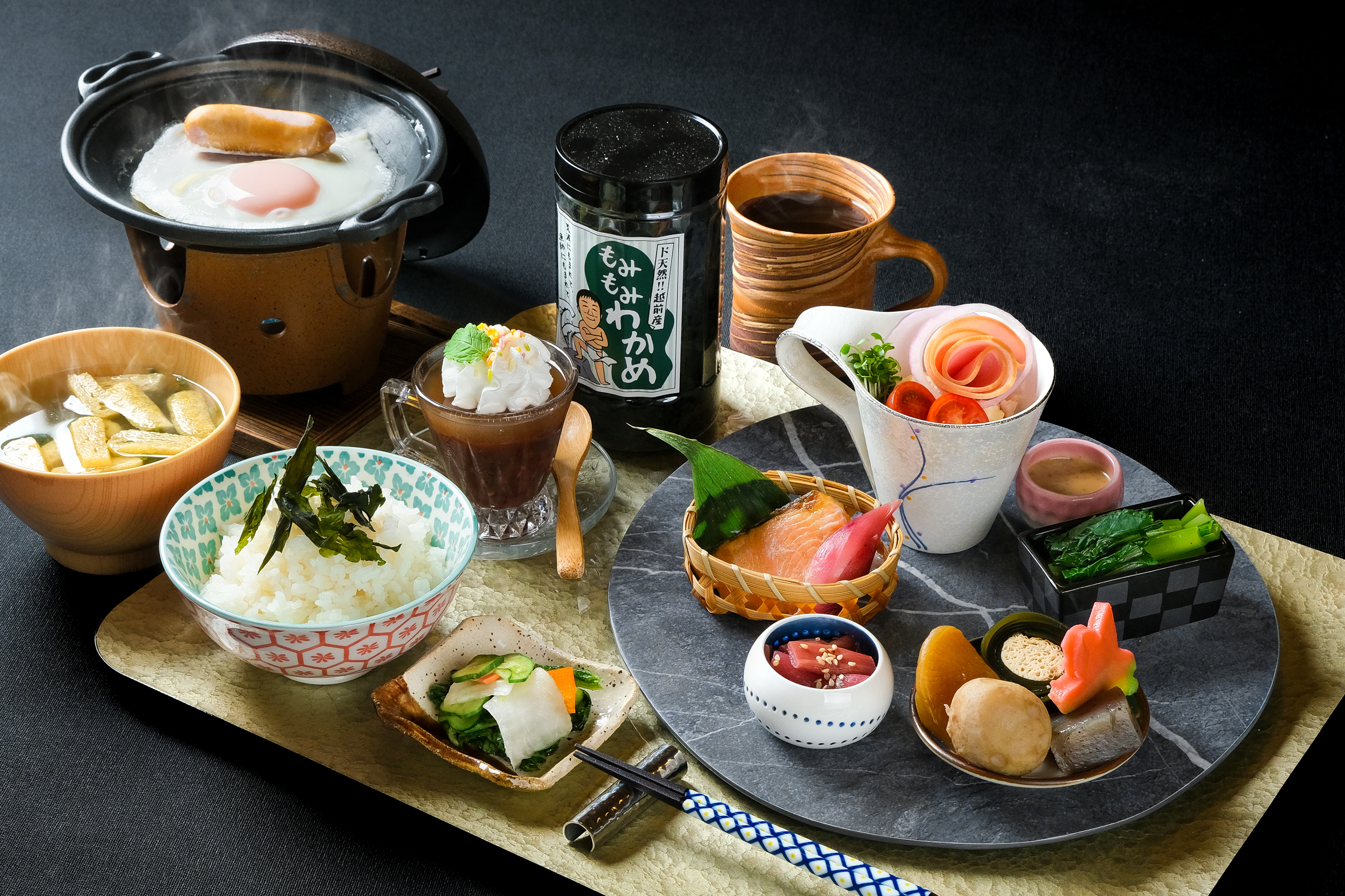 泊まらず食べれる旅館の朝食★福井の板場の手造り朝食 1600円コーヒー付き★